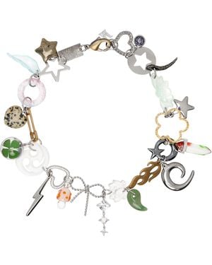 Marland Backus Feisty Charm Bracelet - Metallic