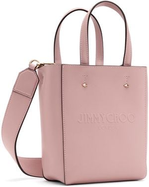 【関税込み】Jimmy Choo ピンク Lenny N/S トートバッグ Jimmy Choo Lenny N/S S Tote in Brown | Lyst