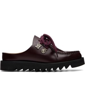 Toga Virilis Leather Derbys - Red