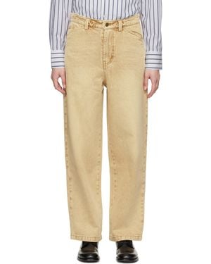 【関税込み】Carter Young ブルー Big Ben ウォッシュドジーンズ carter-young-MidRinse-Washed-