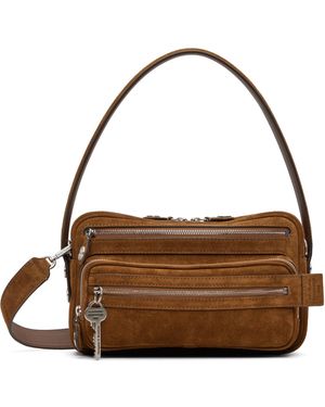 Acne Studios Camero Party Suede Bag - Brown