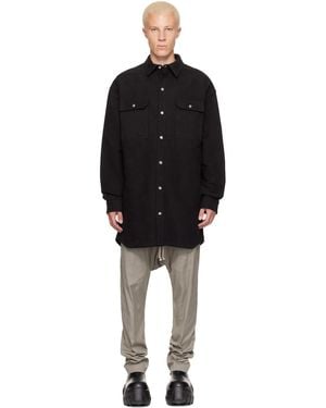 Rick Owens Tower Oversized Outershirt - Black