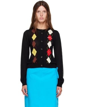 Ganni Argyle Cardigan - Blue