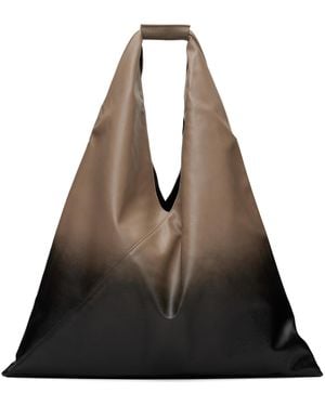 MM6 by Maison Margiela Taupe Classic Medium Tote - Brown
