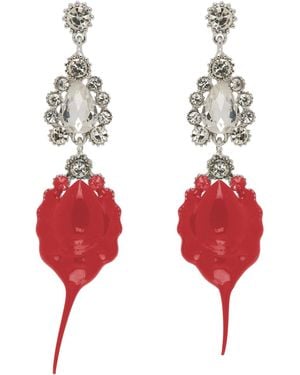 OTTOLINGER Chandelier Dip Earrings - Red