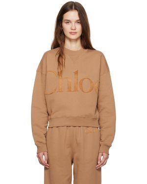 Chloé Generous Sweatshirt - Orange