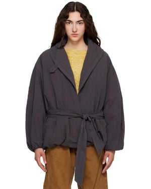 Isabel Marant Volinda Cotton Trench Jacket - Blue