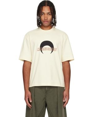 Marine Serre Ms Sports Jersey T-Shirt - Natural