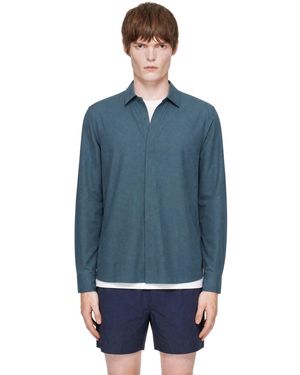 Veilance Stema Ls Shirt - Blue