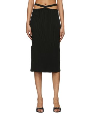 Anna October Alizee Midi Skirt - Black