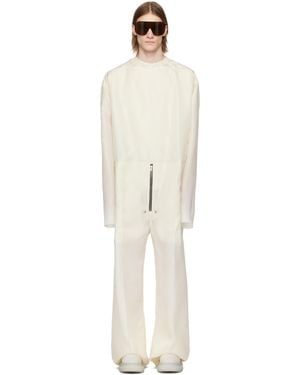 Rick Owens オフホワイト Hollywood ジャンプスーツ - ブラック