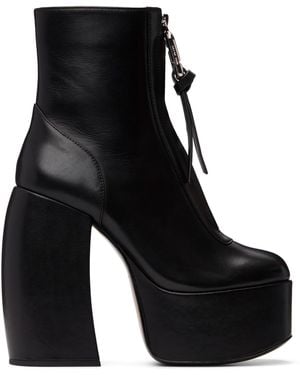 Marc Jacobs 'Gigi' Platform Ankle Boots - Black