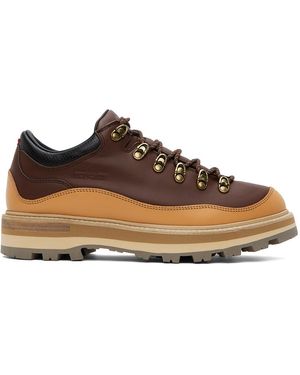 Moncler Genius Moncler X Palm Angels Brown Peka Derbys - Black