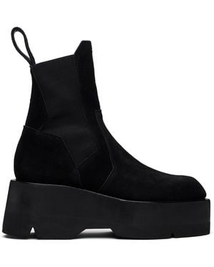 Julius Prism Side Gore Chelsea Boots - Black