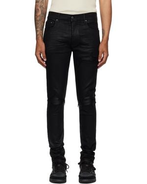 Amiri Waxed Mx1 Jeans - Black