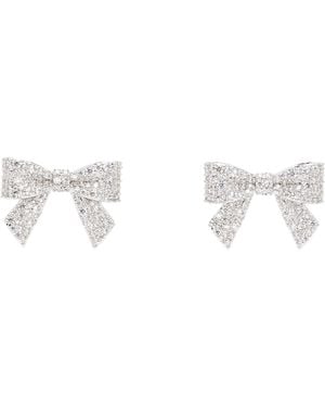ShuShu/Tong Yvmin Edition Pave Bowknot Earrings - Black