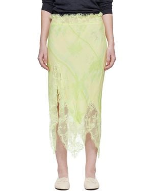 Collina Strada Waterlily Midi Skirt - Yellow