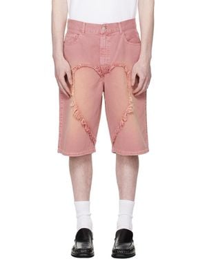 Carne Bollente 'The Love' Denim Shorts - Multicolour