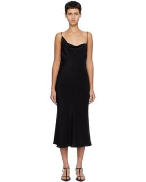 SILK LAUNDRY Carrie Midi Dress - Black