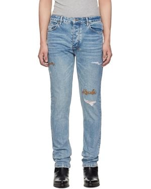Ksubi Chitch Public Repair Skribed Jeans - Blue
