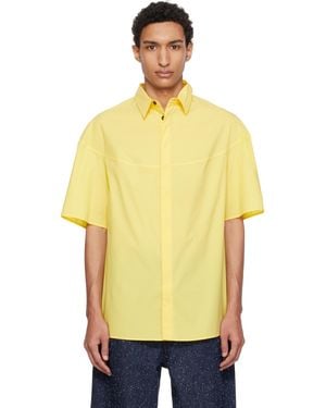 Jacquemus 'The Atelier Short-Sleeve' Shirt - Yellow