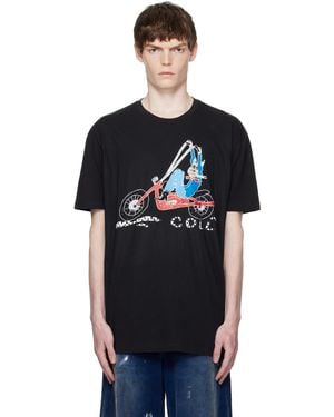 Cout de la Liberte ブラック Freddy Chopper Cout Rider Tシャツ