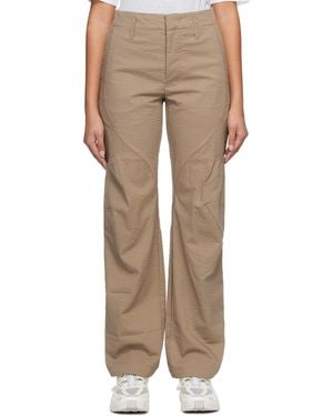Post Archive Faction PAF Three-Dimensional Trousers - Natural