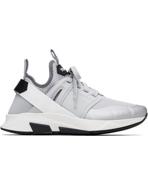 Tom Ford Neoprene Suede Jago Trainers - Black
