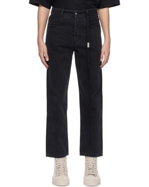 Ann Demeulemeester Grey Jaak Jeans - Black