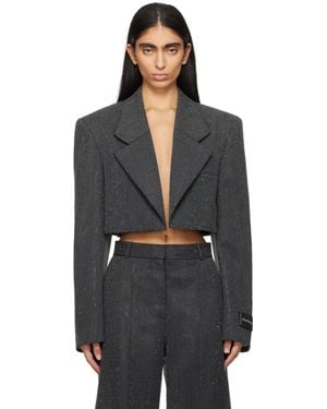 Alexander Wang Cropped Blazer - Black