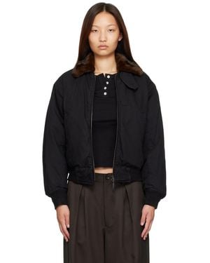NOTHING WRITTEN Maison Pilot Jacket - Black
