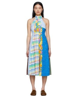 ANDERSSON BELL Sasha Midi Dress - Blue