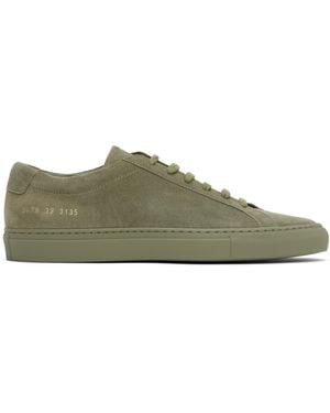 Common Projects Achilles Tonal Suede Trainers - Black