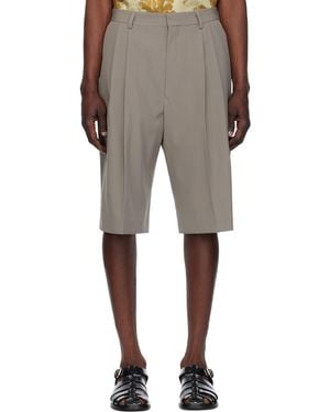 Dries Van Noten Tailored Wool Shorts - Multicolor