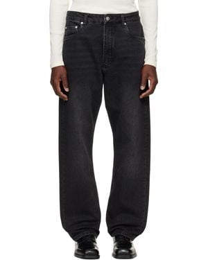 Studio Nicholson Riso Straight Leg Jeans - Black