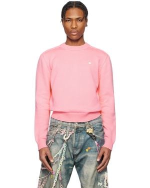 Acne Studios Knit Cotton Sweater - Pink