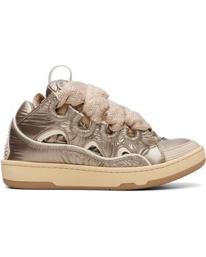 Lanvin Curb Trainers - Natural