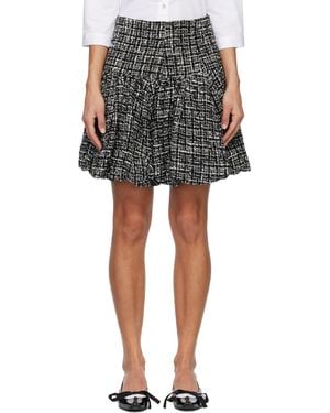 Renaissance Renaissance Qajar Tweed Miniskirt - Black