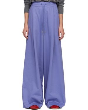 Dries Van Noten Loose Sweatpants - Purple