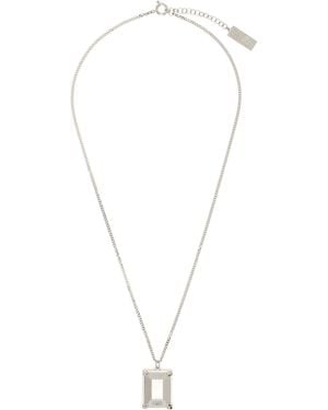 MM6 by Maison Margiela Unexisting Stone Necklace - Metallic