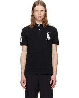 Polo Ralph Lauren Big Pony Mesh Polo - Black
