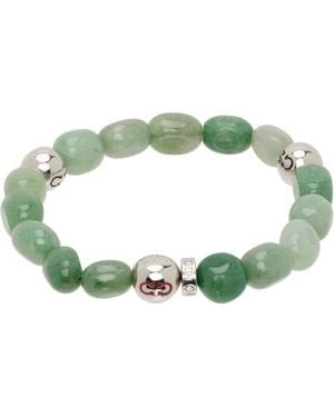 Ferragamo Baroque Beads Bracelet - Green