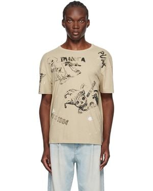 R13 Relaxed Stamp T-Shirt - Multicolour