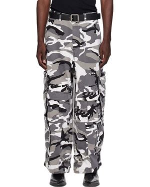 Vetements Merged Cargo Pants - Black