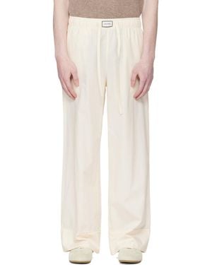 Entire studios Off- Pyjama Lounge Trousers - Natural