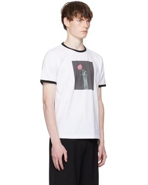【関税込み】ERNEST W. BAKER ブラック プリントTシャツ メンズ Ernest W. Baker Tシャツ | オンラインセールは最大57