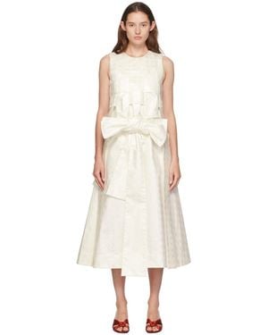 Super Yaya Off- Linda Beatrice Midi Dress - Black