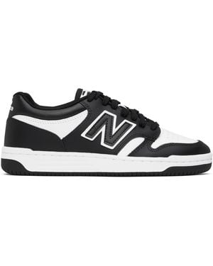 New Balance ブラック＆ホワイト 480 スニーカー