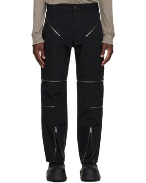 Rick Owens Hollywood Headon Convertible Pants - Black