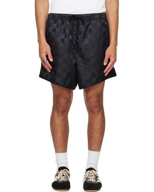 Fear Of God Chequered Gym Shorts - Blue